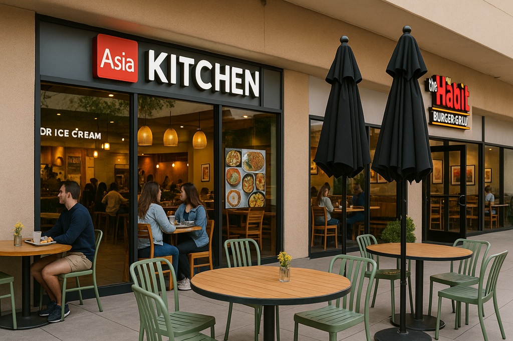 Dining and cafés around UC Irvine campus