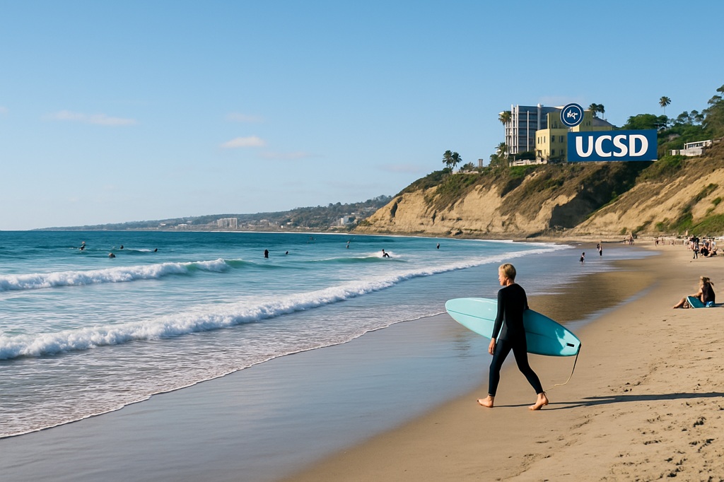 La Jolla beaches near UC San Diego