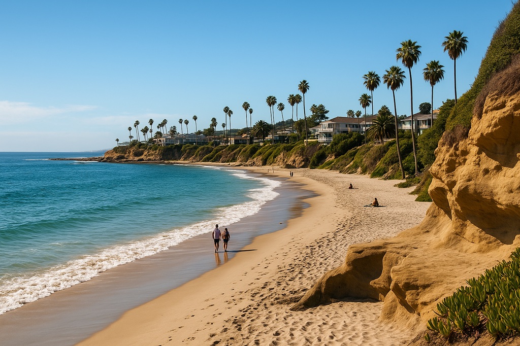 Orange County beaches near UC Irvine such as Newport Beach