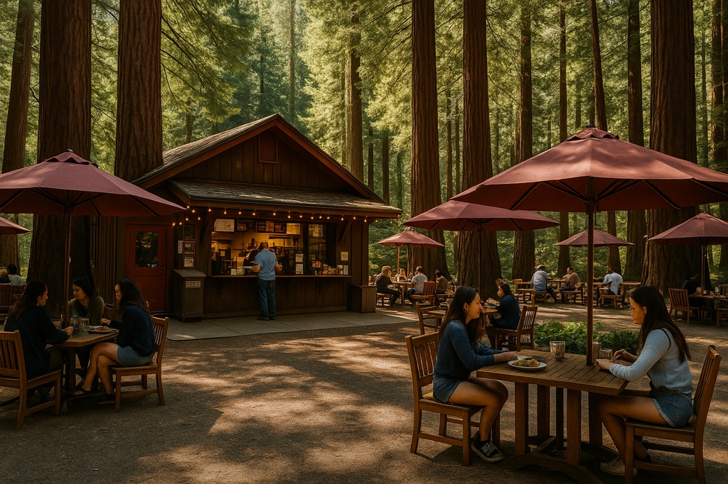 Dining and cafés around UC Santa Cruz campus